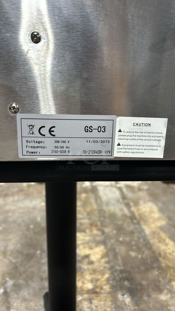 Cookline GS3 Countertop 2 Burner Electric Hot Plate - 5200W
 - Image 5 of 5
