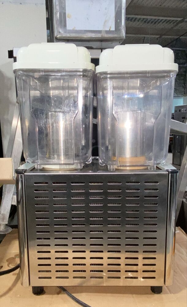 Coldline CBD-2 Double 3 Gallon Bowl Refrigerated Beverage Dispenser with Stirring System
 - Image 3 of 4