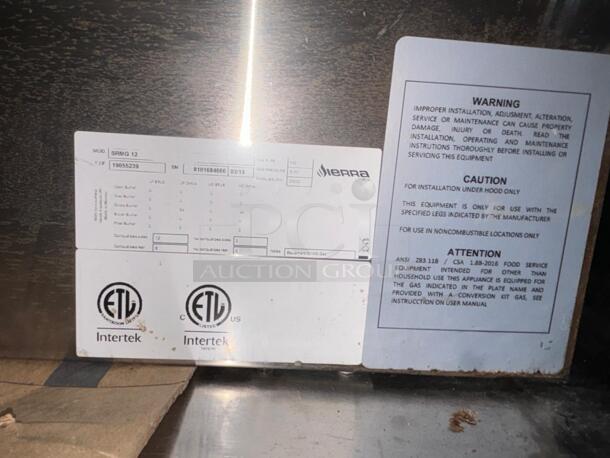 Sierra SRMG-12 Natural Gas/Propane 12" Manual Griddle
 - Image 3 of 5