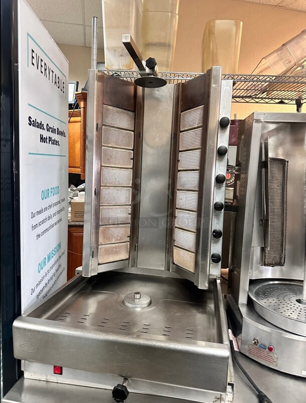 Commercial Gas Vertical Broiler Gyro Shawarma Machine Tested and Working - Image 5 of 5