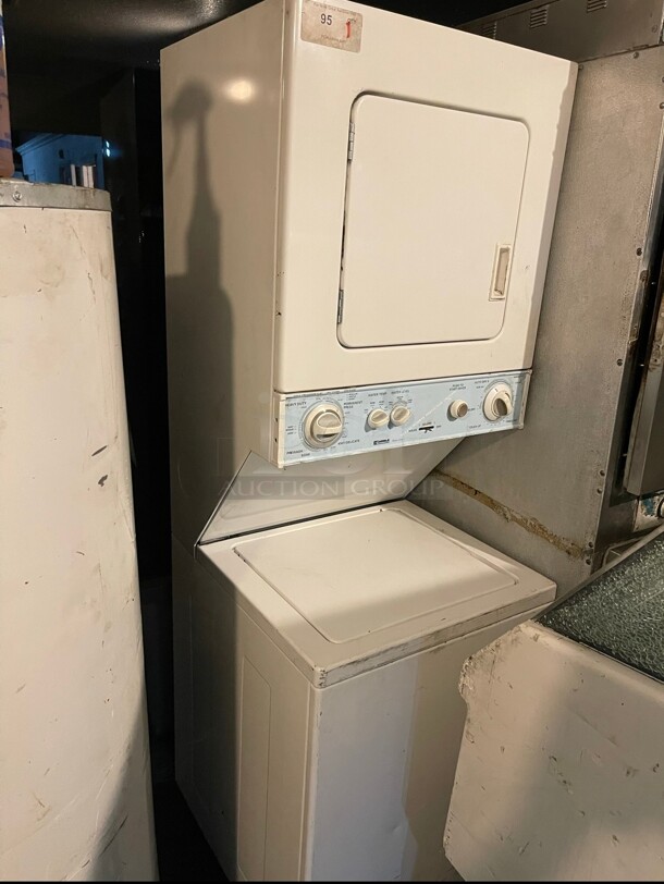 Kenmore Electric Stacked Laundry Center with 3.8-cu ft Washer and 5.9-cu ft Dryer NSF  - Image 6 of 6