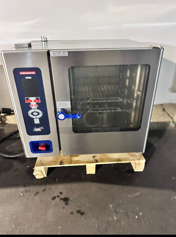 Working ELOMA BROILESS ELECTRIC COMBI OVEN MODEL GENIUS T 6-11 220 Volt 3 Phase - Image 2 of 7