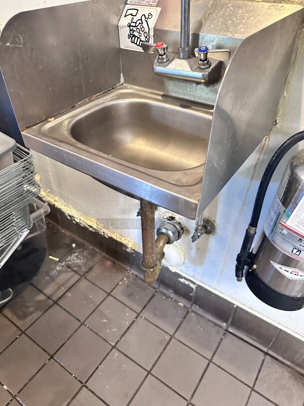 Commercial Stainless Steel Hand Sink Ideal For Commercial Kitchen NSF - Image 1 of 5