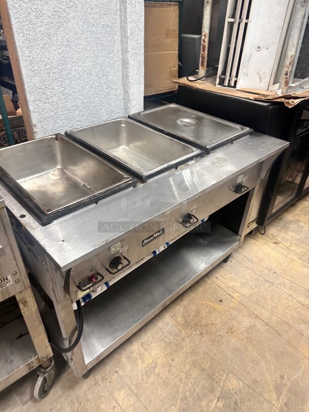Duke 3 Wells Electric Steam Table 120 Volt Tested and Working - Image 1 of 3