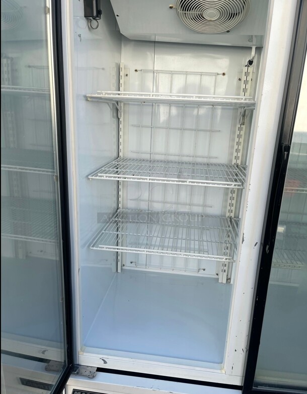 Certified Working Master-Bilt BLG-52HD Low Temp Glass Door Freezer Merchandiser 220 Volt 1 Phase  - Image 8 of 11