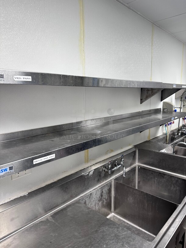 GSW Commercial Stainless Steel 72 inch Shelf NSF - Image 1 of 2