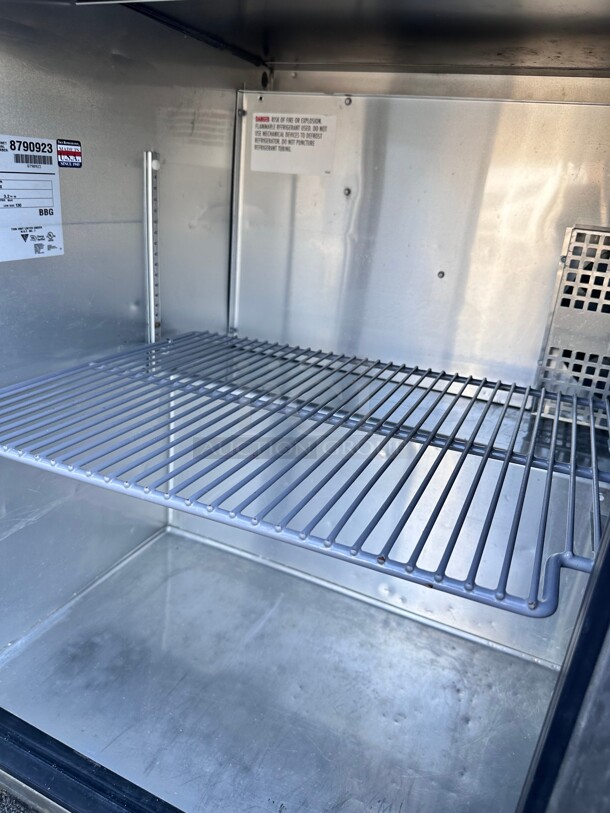 Late Model True TUC-48F-HC 48 inch W Undercounter Freezer w/ (2) Sections & (2) Doors, 115v Working - Image 8 of 8