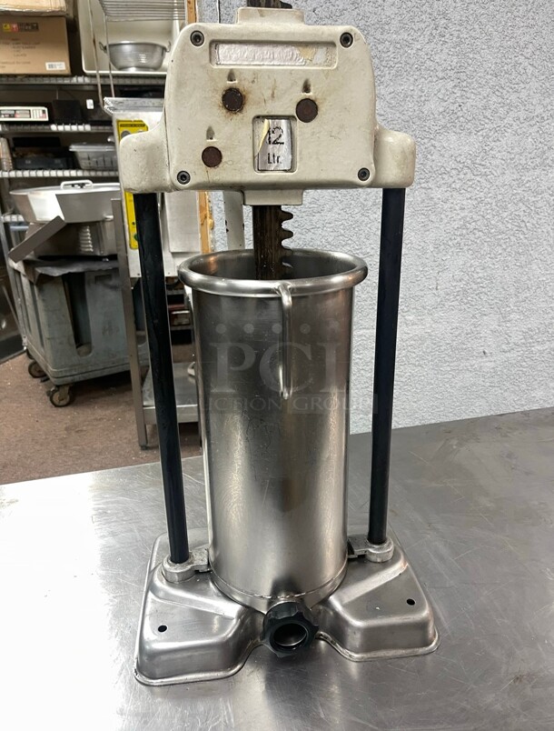 Commercial Heavy 24 Lb Vertical Manual Sausage Stuffer (12 liter) - Image 1 of 4
