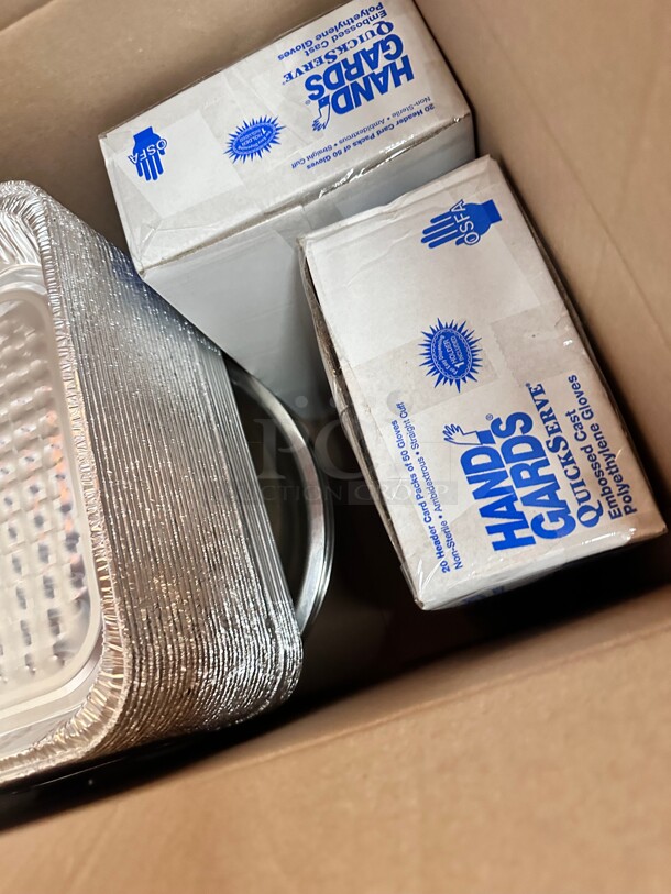 One Lot Box Contains Stainless Steel Salad Bowls and Gloves - Image 4 of 4