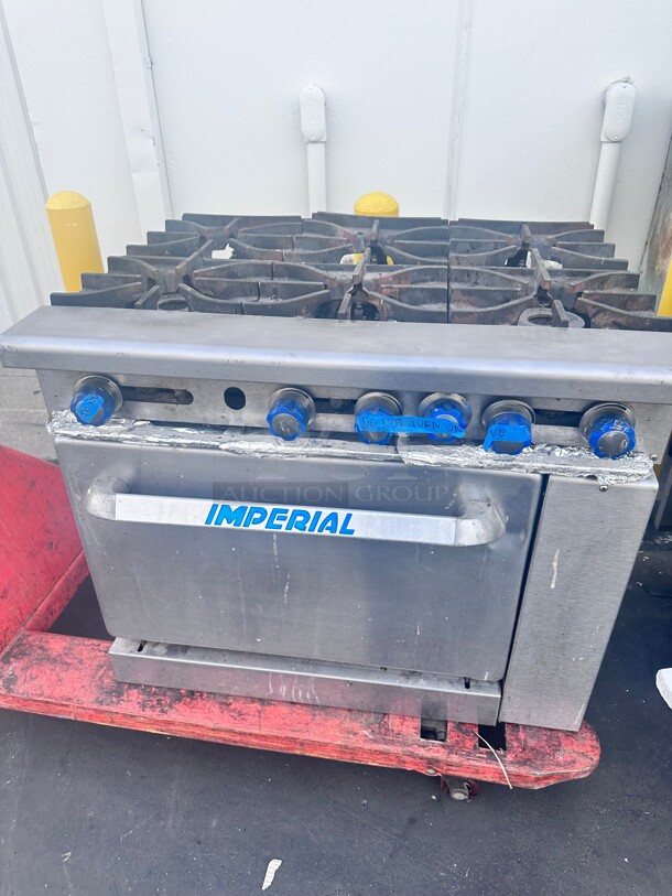 Imperial 36 Inch Gas 6 Burner With Oven  - Image 2 of 6