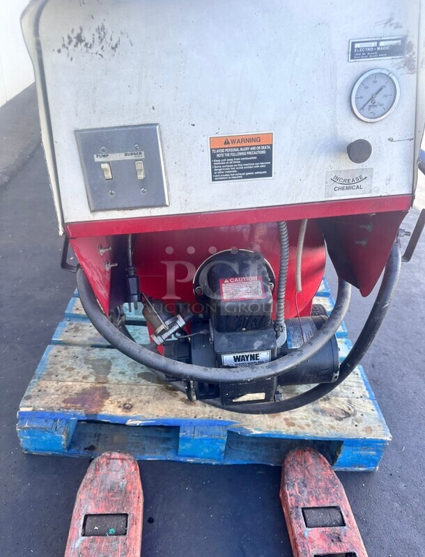 Electro Magic 1100 Dirt Buster Hot Water High Pressure Washer Diesel Tested and Working - Image 7 of 9