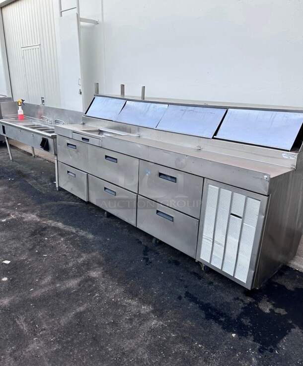 Defiled F18RC114 104" Pizza Table 115 Volt Working - Image 3 of 8