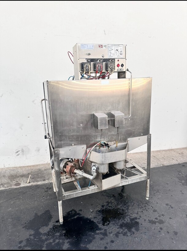 Nice! ADS 5AG-S 74 Rack/Hr Double Rack Low Temp Dishwasher - 115V Tested and Working! - Image 3 of 10
