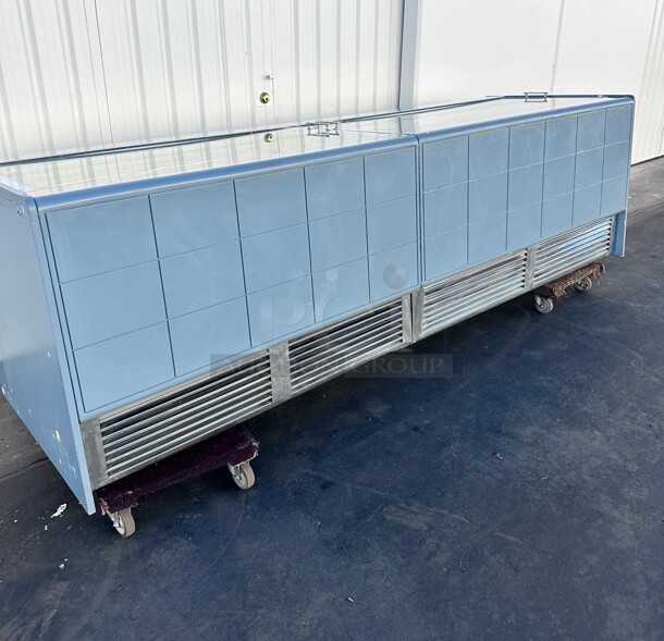 Late Model Gelo Standard 120 Inch SCACCO MATTO Ice Cream Show Case 220 Volt Working - Image 7 of 8