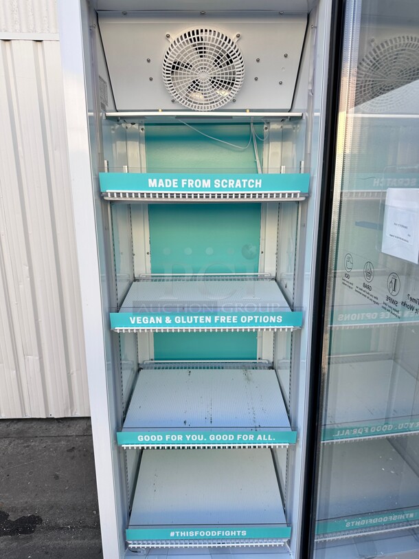 Excellent Condition Atosa P380WA Single Glass Door Display Fridge 115 Volt Working - Image 9 of 9