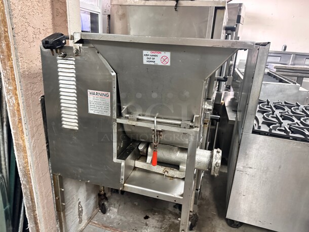 Hollymatic 175 Commercial Mixer Meat Grinder 5 HP 220v/3Ph Tested and Working! - Image 7 of 9