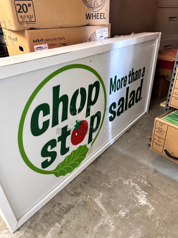 60x30x6 Metal Signage with Light - Image 5 of 5