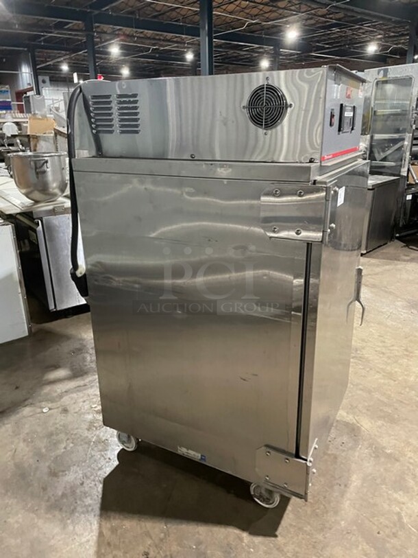 GREAT! Carter Hoffmann Commercial Electric Powered Rethermalizer/Food Warmer! With Built In Pan Holding Rack! All Stainless Steel! On Casters! 208V 3 Phase! Model: RTH18N4 SN: 318347! - Image 2 of 8