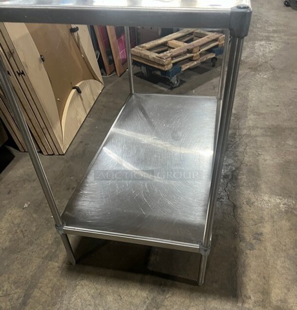 All Stainless Steel Commercial Worktable With Undershelf! - Image 3 of 6