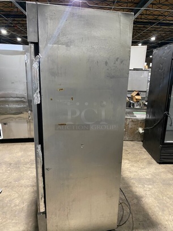 NICE! True Single Door Reach-In Freezer! With Poly Coated Racks! Solid Stainless Steel! Model: T23F SN: 7510251 115V 60HZ 1 Phase - Image 4 of 9