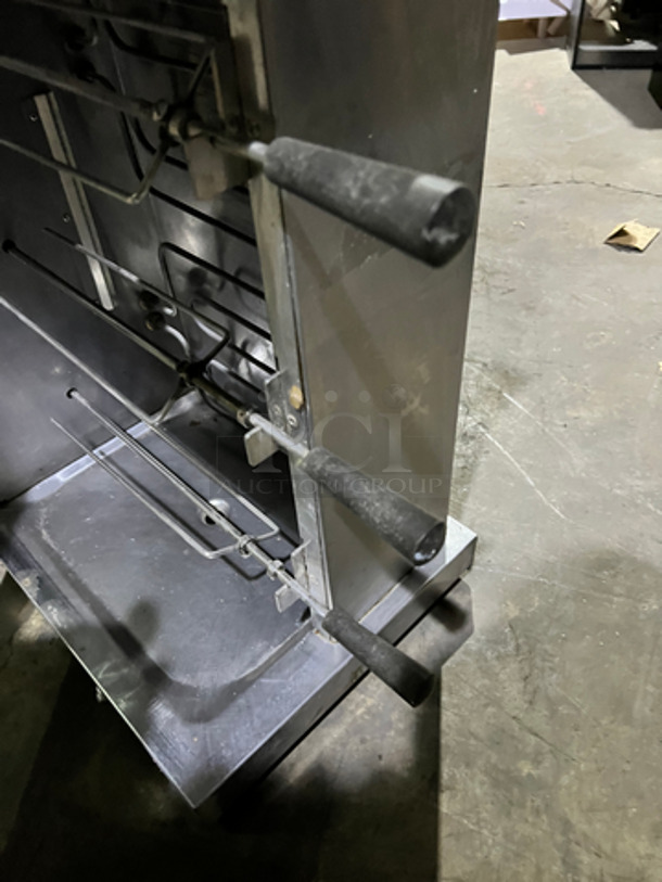 Attias Commercial Countertop Electric Powered Rotisserie Machine! With View Through Door! All Stainless Steel! - Image 6 of 9