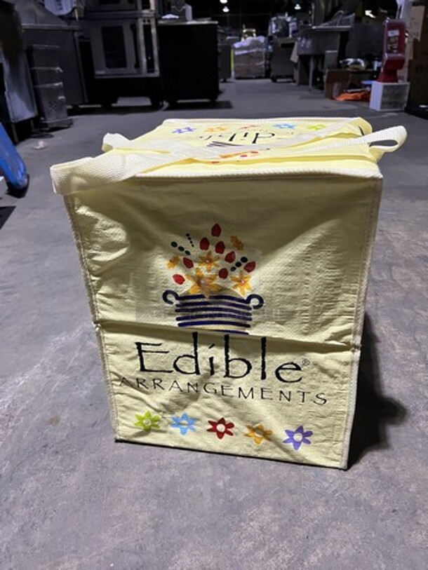 ALL ONE MONEY! Large Storage Container Full of Edible Arrangement Bags! Insulated For Hot Or Cold!