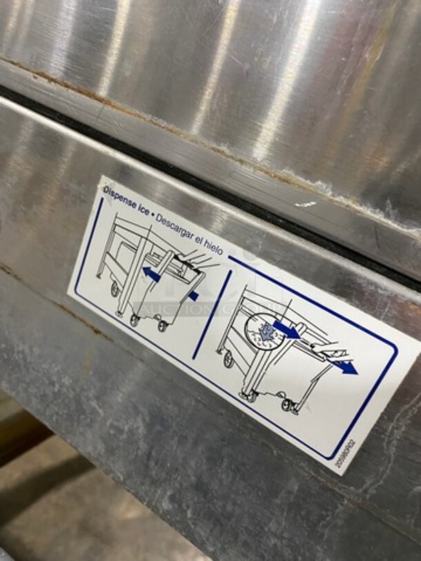 Hoshizaki Commercial Ice Maker Machine! With Follet Commercial Ice Transport System! All Stainless Steel! On Legs! Model: F450MAH SN: C17592L 115V 60HZ 1 Phase, Model: ITS500NS31 SN: E24932 - Image 8 of 9