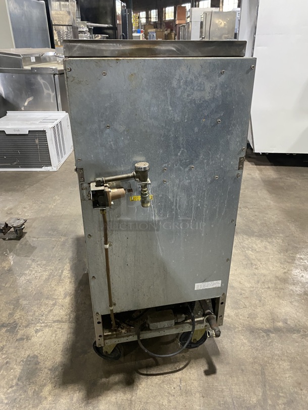 Frymaster Commercial Natural Gas Powered Pasta Cooker/Rethermalizer! With Backsplash! All Stainless Steel! MODEL: FBCR18CSE SN:1208HR0002! 110-120V 1PH! On Casters! - Image 3 of 10