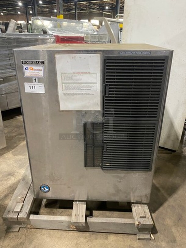 Hoshizaki Commercial Ice Making Machine Head! All Stainless Steel! Model: KM901MAH SN: D19371H 208/230V 60HZ 1 Phase - Image 1 of 7
