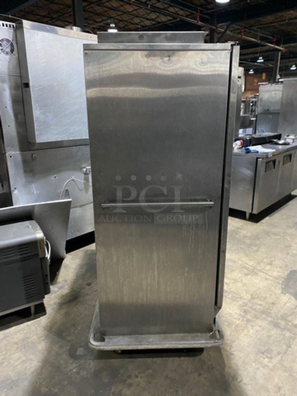 Carter Hoffman Commercial 2 Door Heated Banquet Cart! With Metal Racks! All Stainless Steel! On Casters! Model: BB-1300 SN: 18204380200102831K29 120V 60HZ 1 Phase - Image 3 of 9