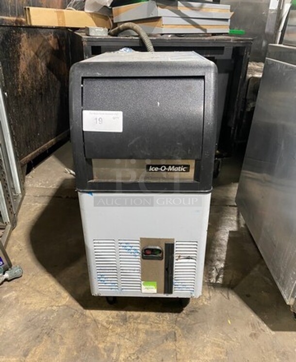 Ice-O-Matic Commercial Undercounter Slim Style Ice Maker Machine! All Stainless Steel! On Legs! Model: ICEU070 SN: Y7175462 115V - Image 1 of 11