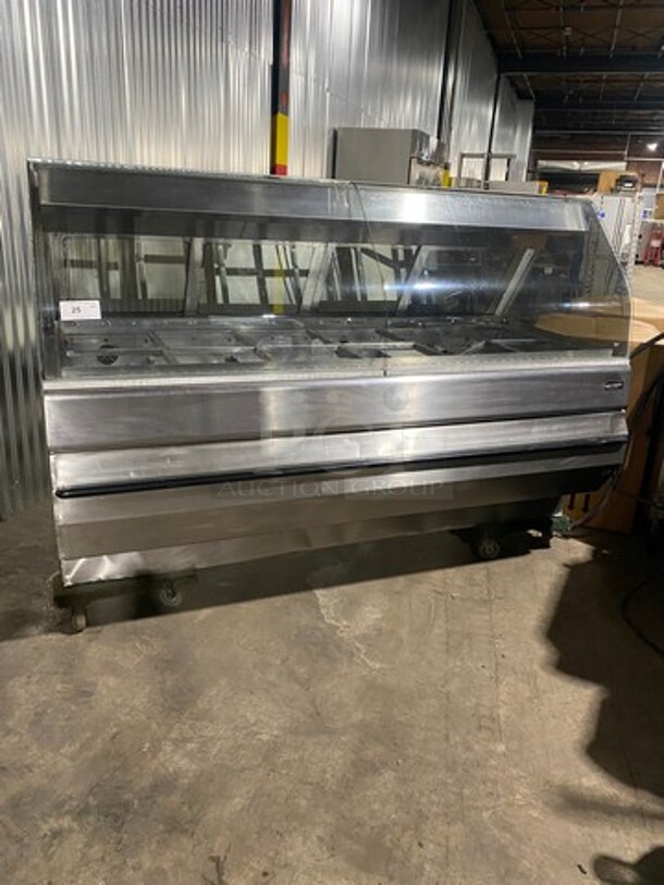 Henny Penny Commercial Countertop Electric Powered Heated Food Display Case Merchandiser! With Rear Access Sliding Doors! Stainless Steel Body! Model: HMR106 SN: HA0610047 120/208V 60HZ 1 Phase