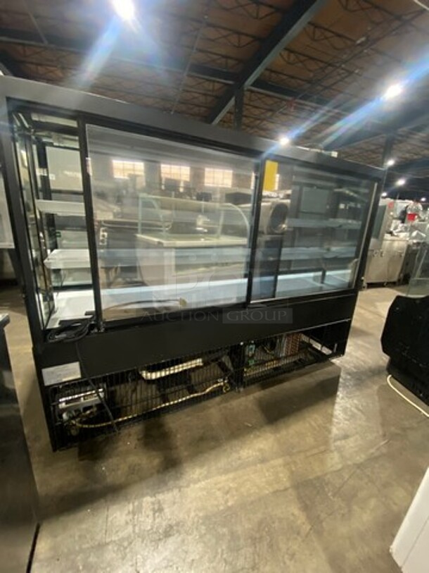 NICE! Commercial Refrigerated Bakery/ Deli Display Case Merchandiser! With Straight Front Glass! With Sliding Rear Access Doors! Stainless Steel Body! - Image 3 of 8