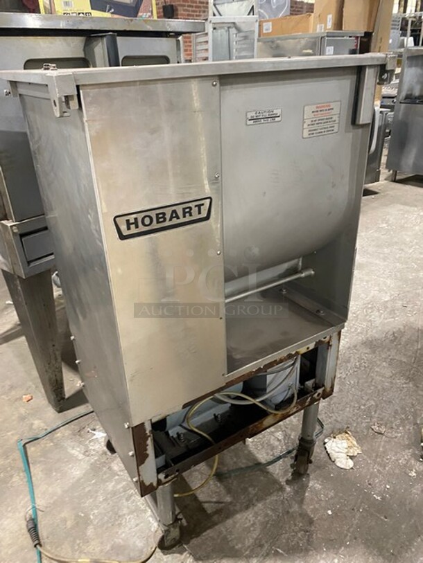 Hobart Commercial Heavy Duty Floor Style Meat Grinder! All Stainless Steel! On Casters! Model: 4246HD SN: 271052298 480V 60HZ 3 Phase - Image 4 of 9
