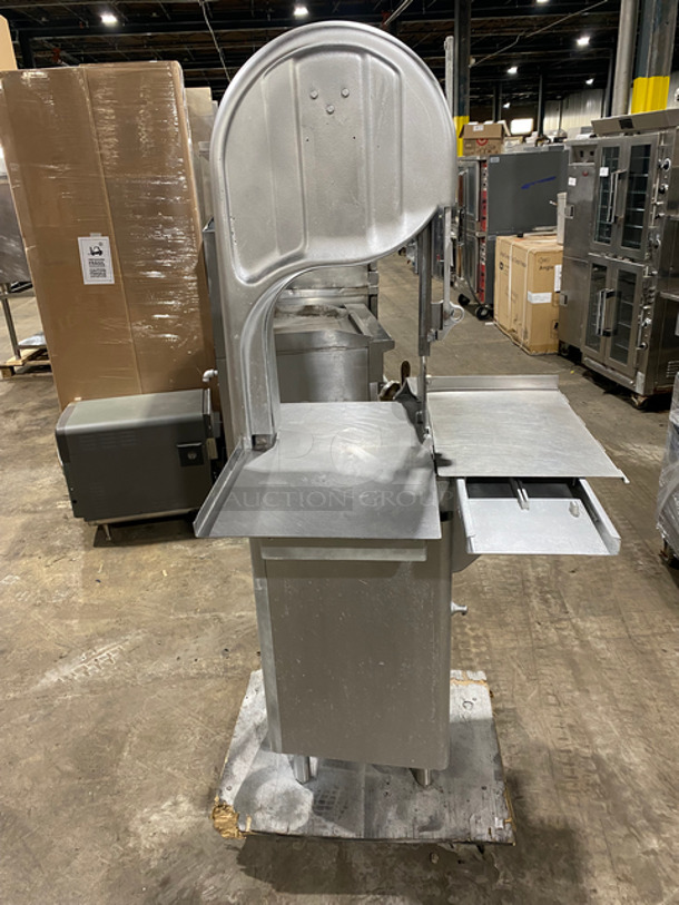 WOW! Biro Commercial Floor Style Heavy Duty Meat Band Saw! All Stainless Steel! On Legs! 208V 3 Phase - Image 2 of 10