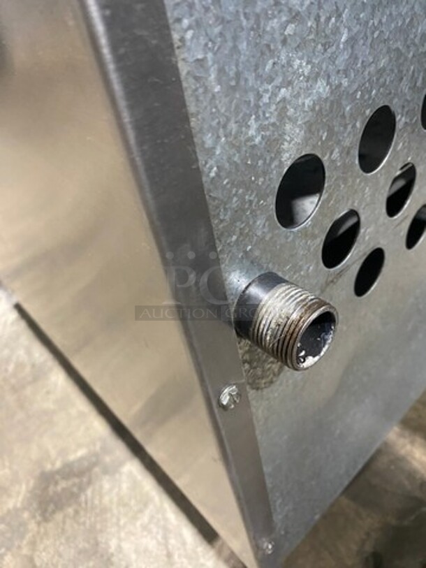 Imperial Commercial Countertop Natural Gas Powered 2 Burner Range! All Stainless Steel! On Small Legs! WORKING WHEN REMOVED! Model: ISPA182 SN: 07371118 - Image 9 of 9