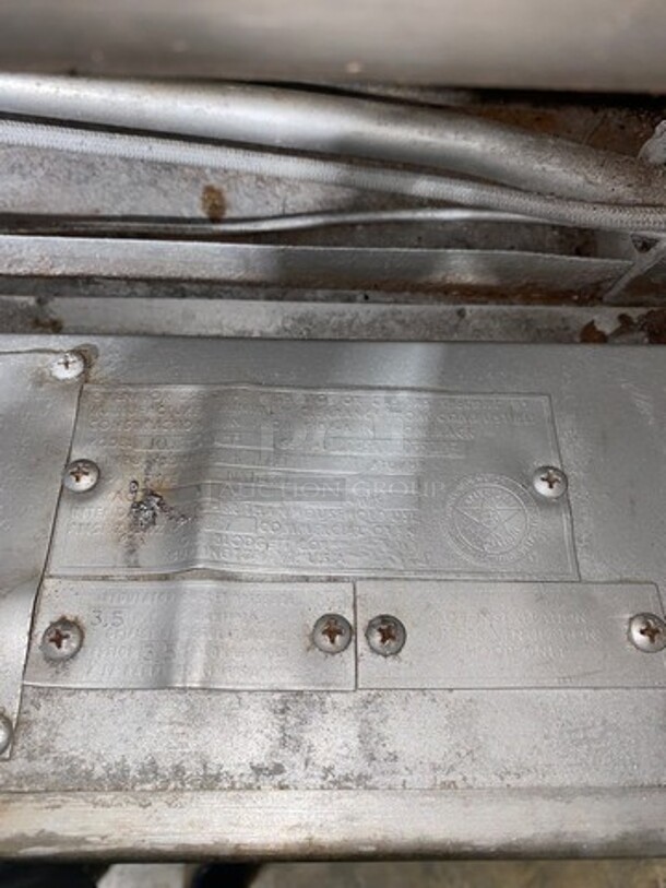 Blodgett Commercial Natural Gas Powered Double Deck Baking/ Pizza Oven! All Stainless Steel! On Legs! 2x Your Bid Makes One Unit! - Image 10 of 12