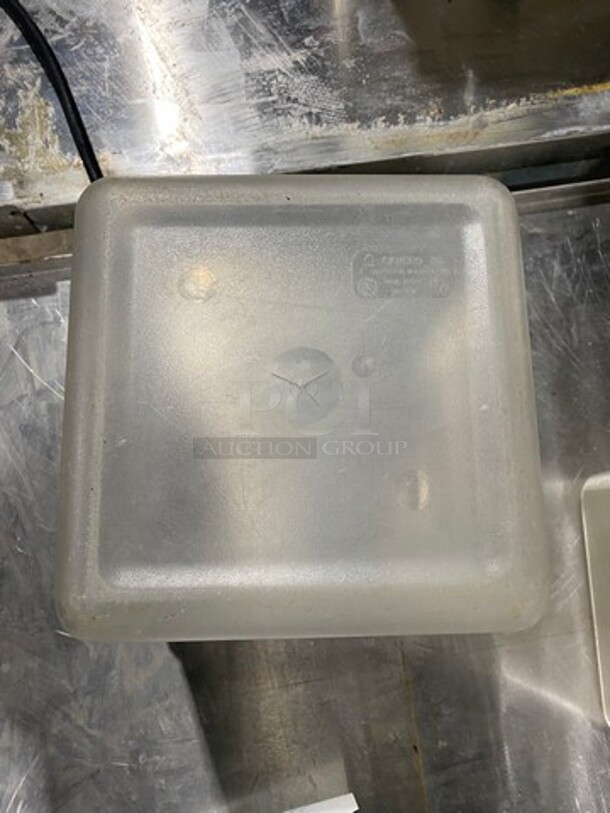Cambro 18Qt Clear Poly Food Containers! 6x Your Bid! - Image 4 of 6