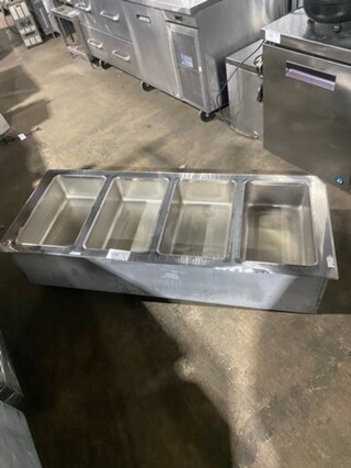 Duke Commercial Electric Powered 4 Well Steam Table! All Stainless Steel! Model: ADI4EM SN: 11092789 208V 60HZ 3 Phase