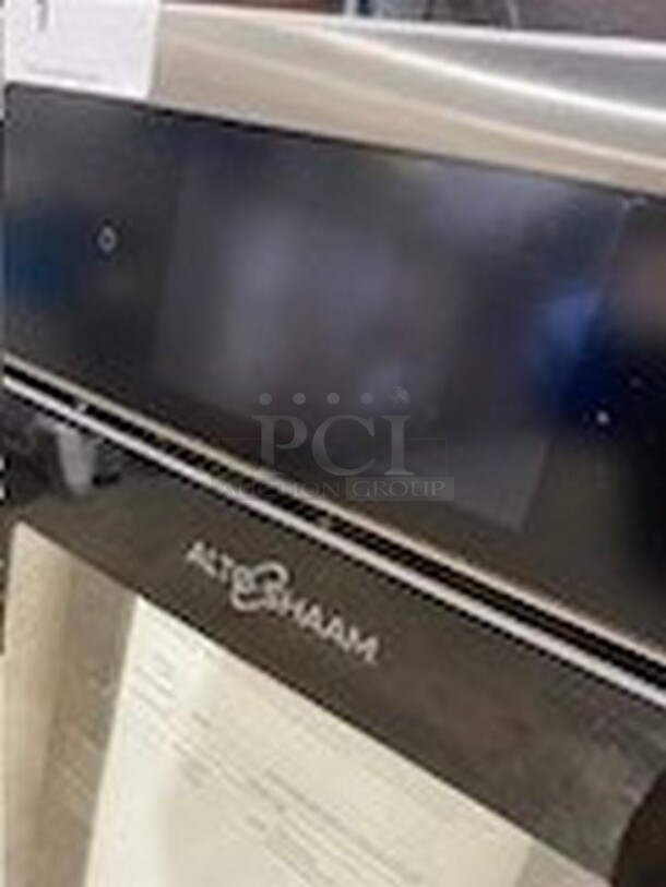 BRAND NEW! NEVER USED! ON CRATE! ALTO SHAAM VMC H3 Stainless Steel Commercial Electric Powered Half-Size Vector H Multi Cook Oven! Featuring Four Cooking Chamber Zones Within One Compact Unit! This Extremely Versatile Oven Allows You To Cook Four Different Products Simultaneously With No Flavor Transfer! SN:3046798-3 208-240V 1PH!  - Image 9 of 12