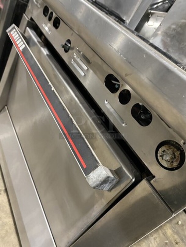 Garland Natural Gas Powered Heavy Duty Wide Series 4 Burner Range! With Full Size Oven!  - Image 8 of 9