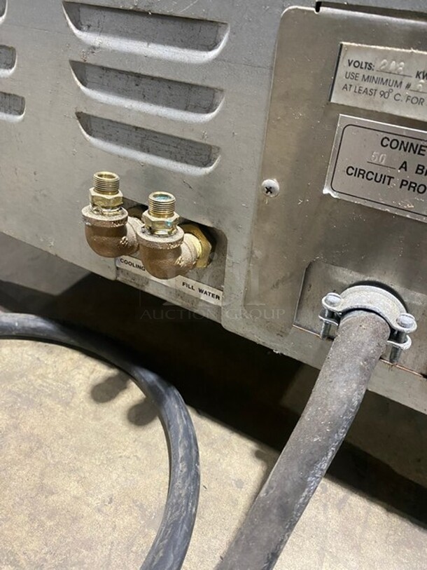 Market Forge Stainless Steel Commercial Countertop Electric Powered Single Deck Steam Cabinet! MODEL ST6E 208V 3 Phase - Image 9 of 11