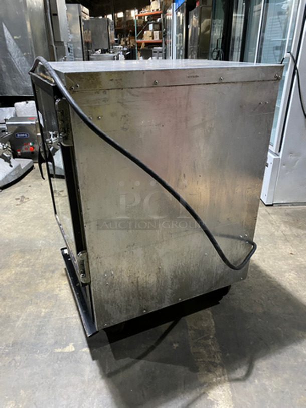 Carter Hoffmann Commercial Heated Holding Cabinet! Single View Through Door! Stainless Steel Body! On Casters! - Image 2 of 8