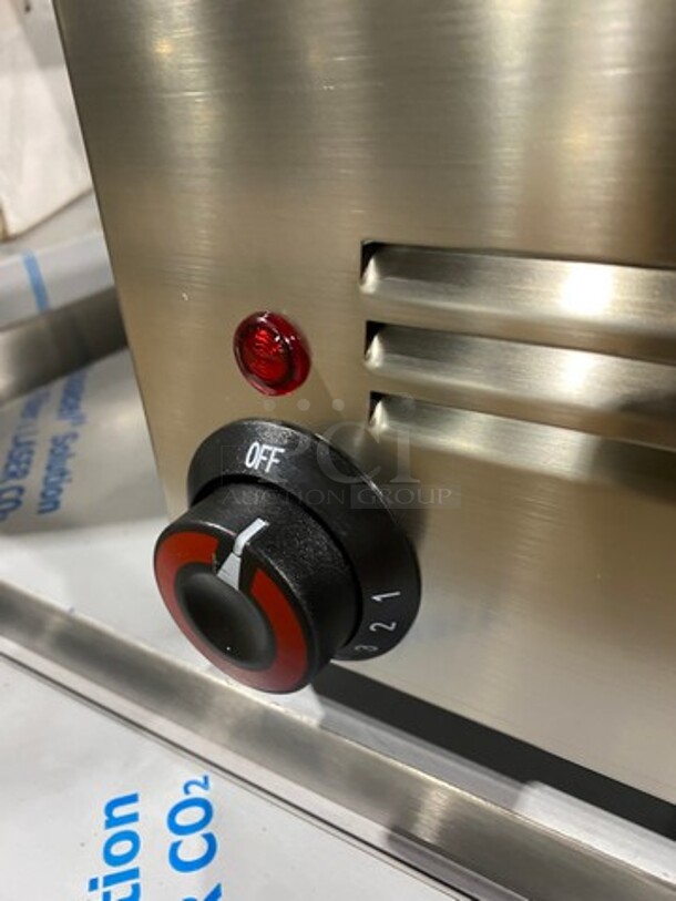 NEW! IN THE BOX! LATE MODEL! 2020 Adcraft Commercial Countertop Single Well Food Warmer! All Stainless Steel! Model: FW1200W 120V - Image 8 of 9