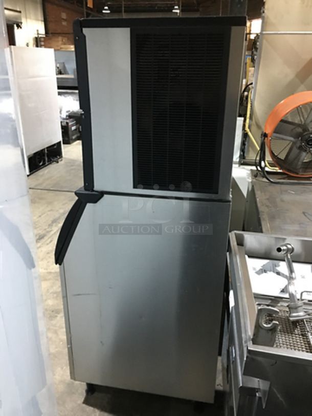 SWEET! Ice-O-Matic Ice Machine! On Ice-O-Matic Ice Bin! All Stainless Steel! On Legs! Model: ICE1406HA7 SN: 16111280011786 208/230V 60HZ 4 Phase - Image 3 of 8