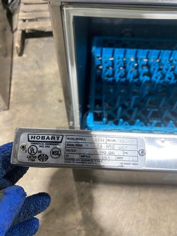 FAB! Hobart Commercial Under The Counter Dishwasher! All Stainless Steel! Model: LXEH SN: 231156068 120/208/240V 60HZ 1 Phase - Image 9 of 10
