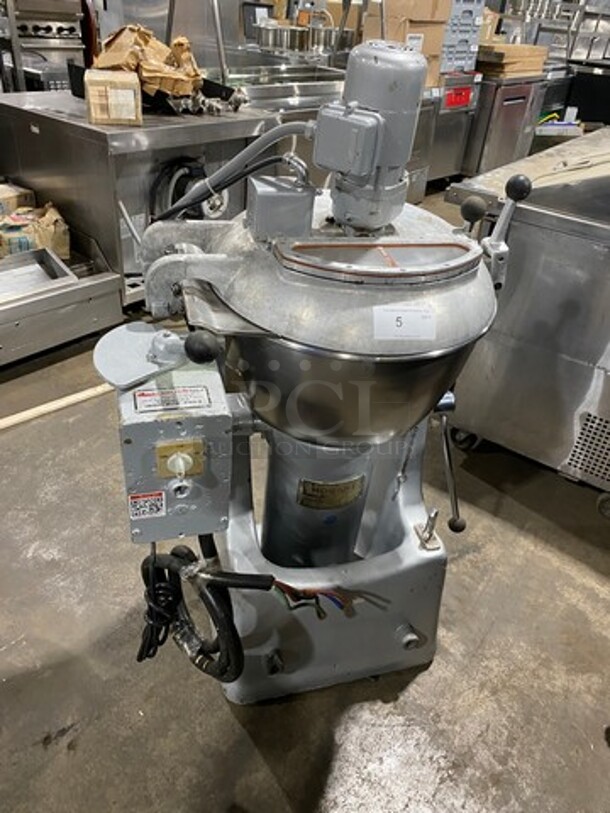 WOW! Hobart Commercial Heavy Duty VCM Vertical Cutter/Mixer/Mincer! All Stainless Steel! Model: VCM40E SN: U1841 220V 60HZ 3 Phase - Image 1 of 9