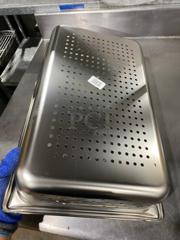 NEW! Winco Perforated Pans! 6x Your Bid! - Image 3 of 4