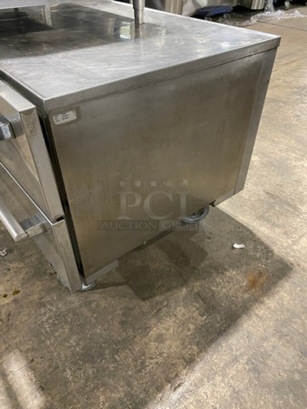 Commercial Refrigerated Chef Base! With 4 Drawer Storage Space! All Stainless Steel! On Casters! Model: COMP84 SN: 50910002 - Image 2 of 9