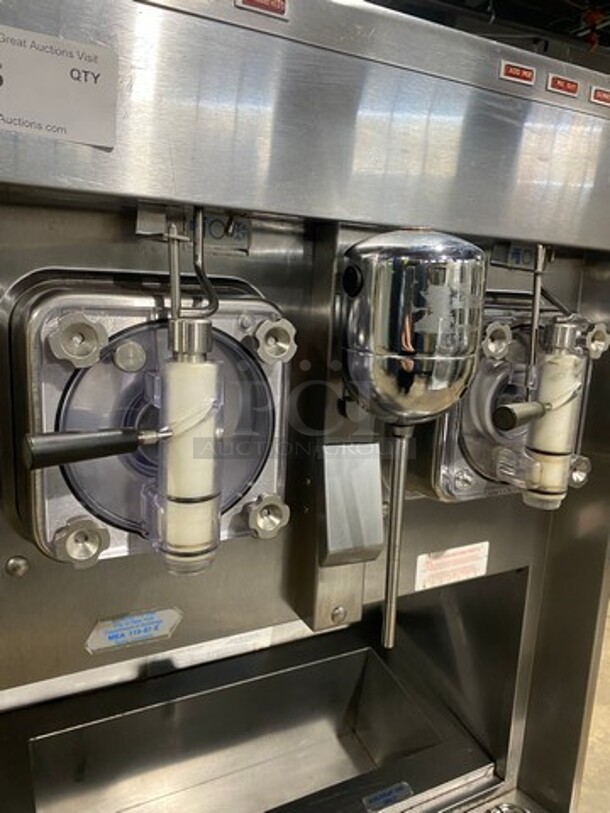 Taylor Commercial 2 Flavor Frosty/Coolatta/Slushie Making Machine! With Milkshake Mixing Attachment! All Stainless Steel! On Casters! Model: 342D27 SN: K6076990 208/230V 60HZ 1 Phase - Image 7 of 12